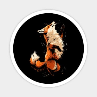 Dancing Fox Delight Magnet